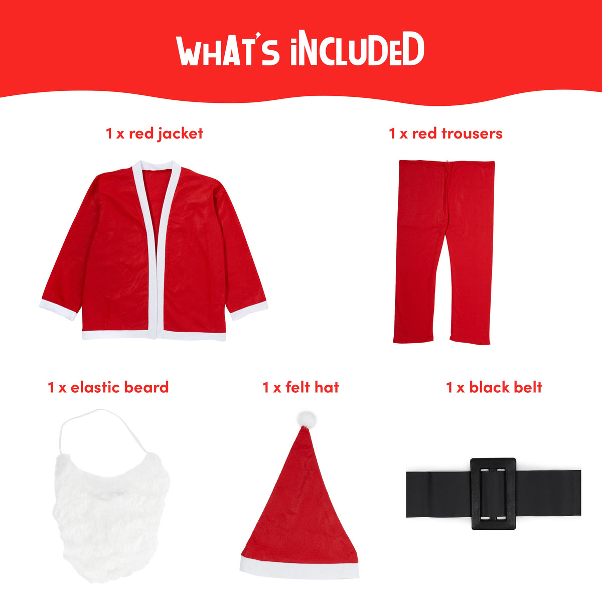 Santa Xmas Costume & Accessories Collection