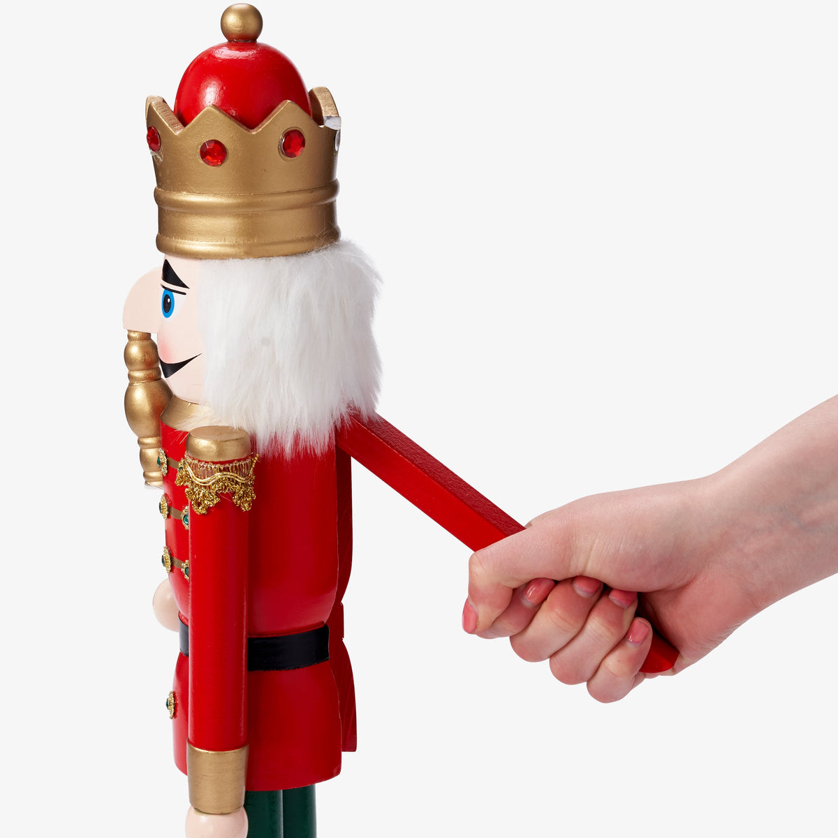 Traditional Wooden Christmas Nutcracker Decoration (50cm) – Large