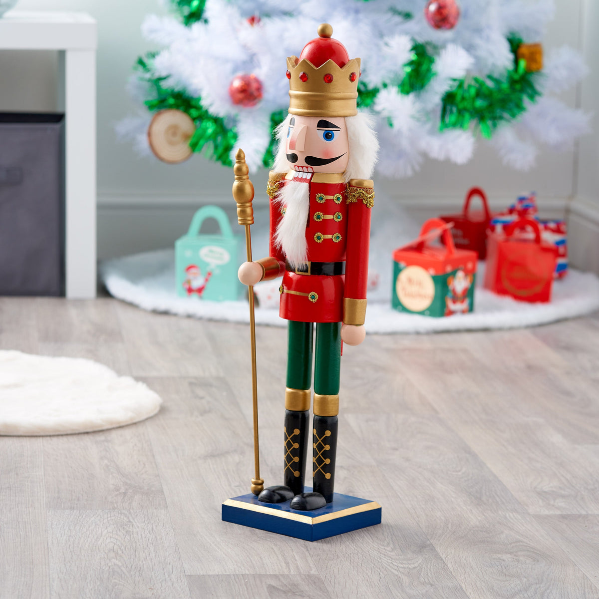 Traditional Wooden Christmas Nutcracker Decoration (50cm) – Large