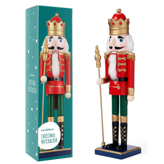 Traditional Wooden Christmas Nutcracker Decoration (50cm) – Large