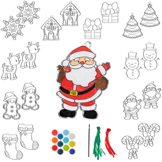 Christmas Paint Your Own Suncatchers Collection