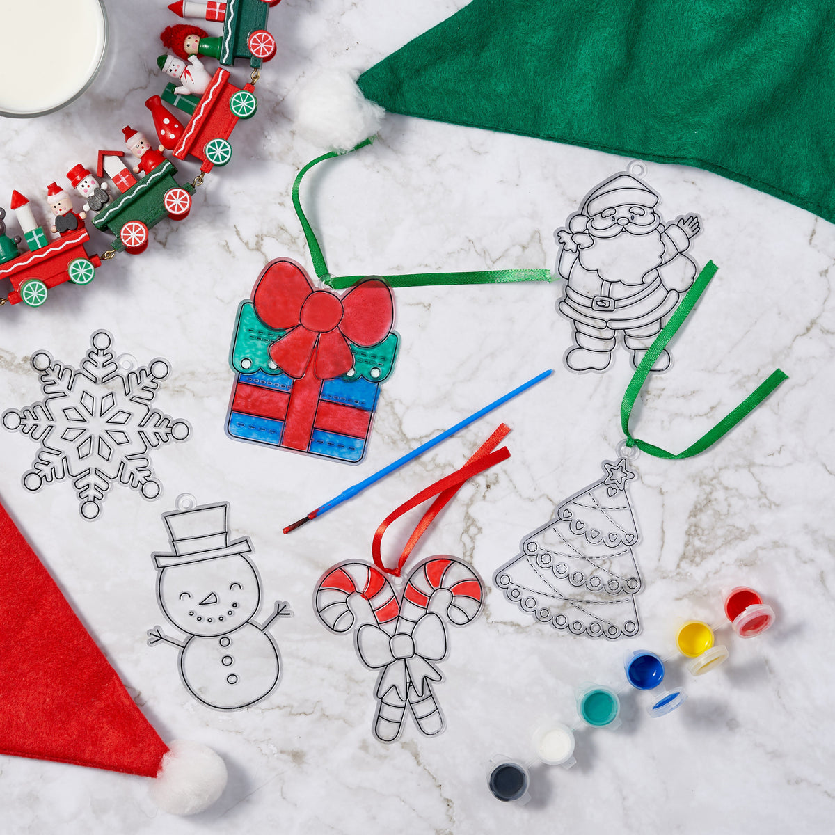 Christmas Paint Your Own Suncatchers Collection