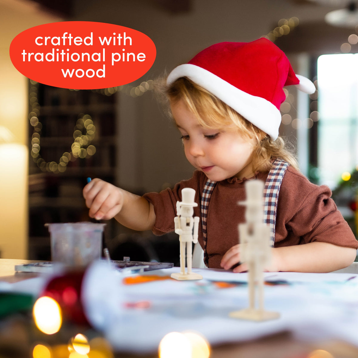 Christmas Wooden Nutcrackers Paint Set Collection