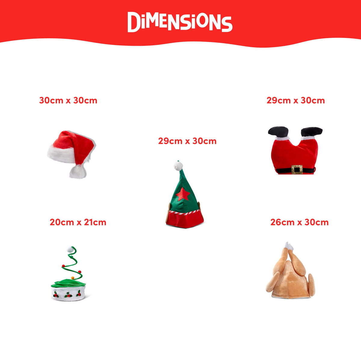 Premium Assorted Novelty Christmas Hats