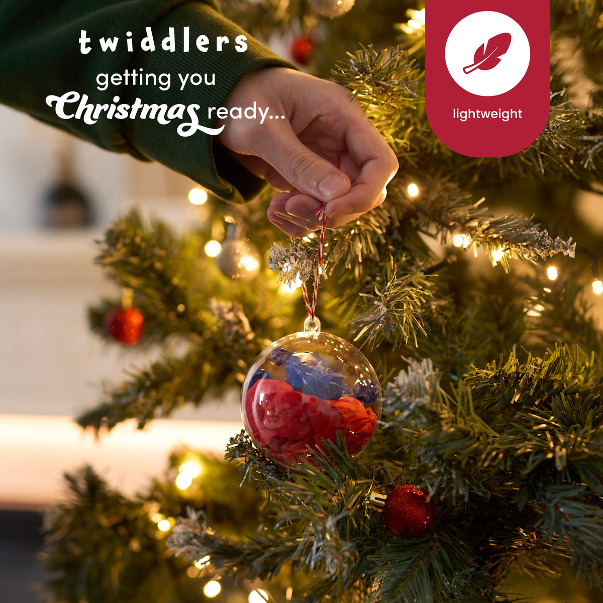 Fillable Christmas Baubles (Medium) – Clear