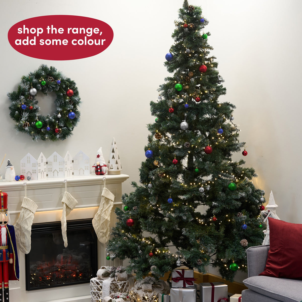 Mixed Clear Fillable Christmas Baubles (Medium & Large) Collection