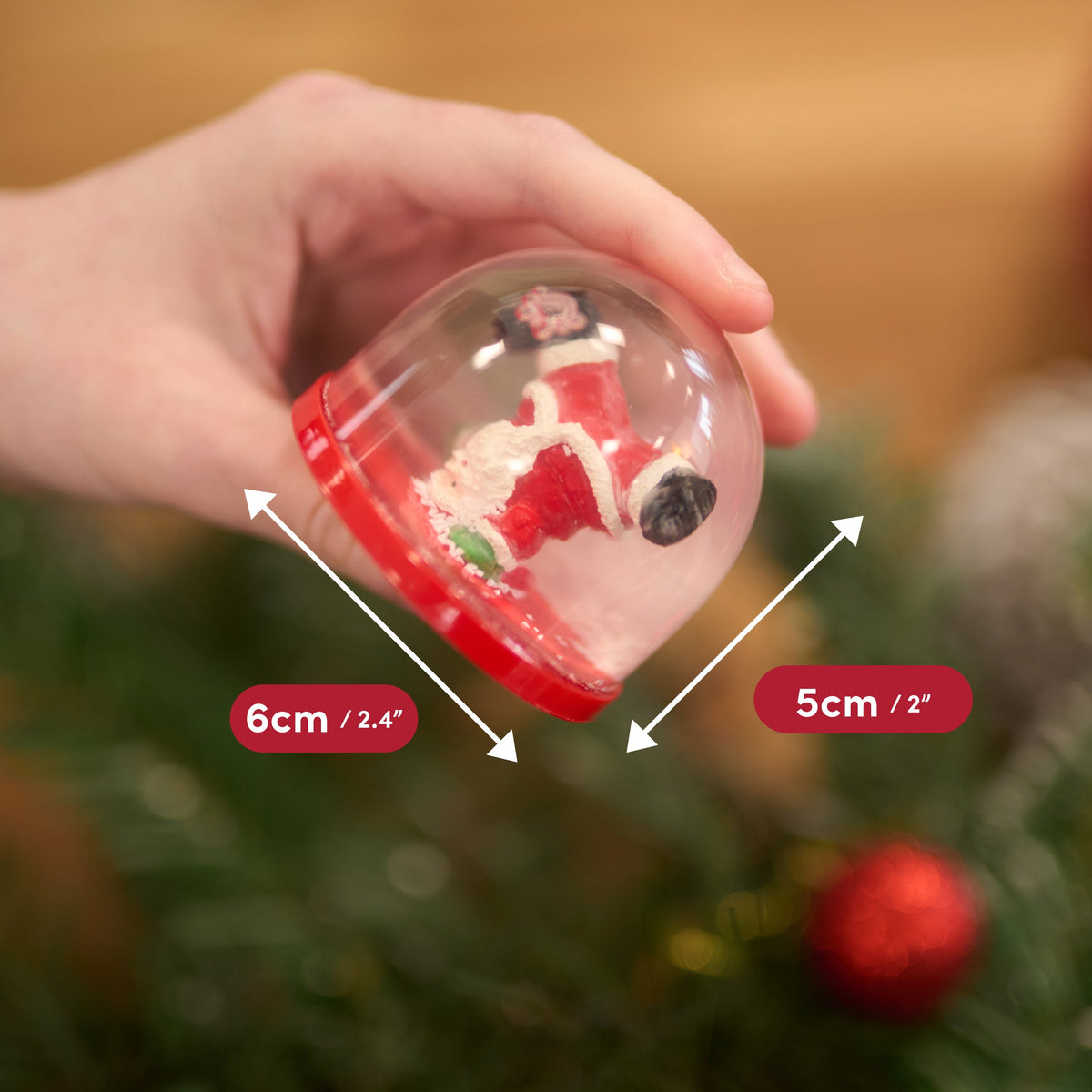 Christmas Snow Globe Decorations – Mini