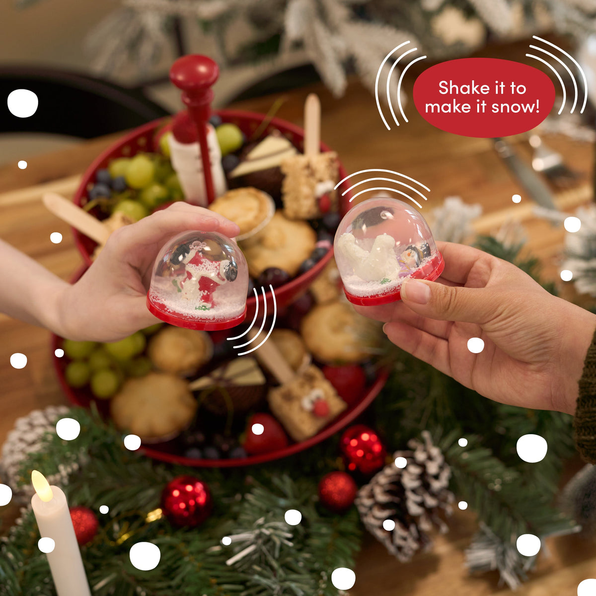 Christmas Snow Globe Decorations – Mini