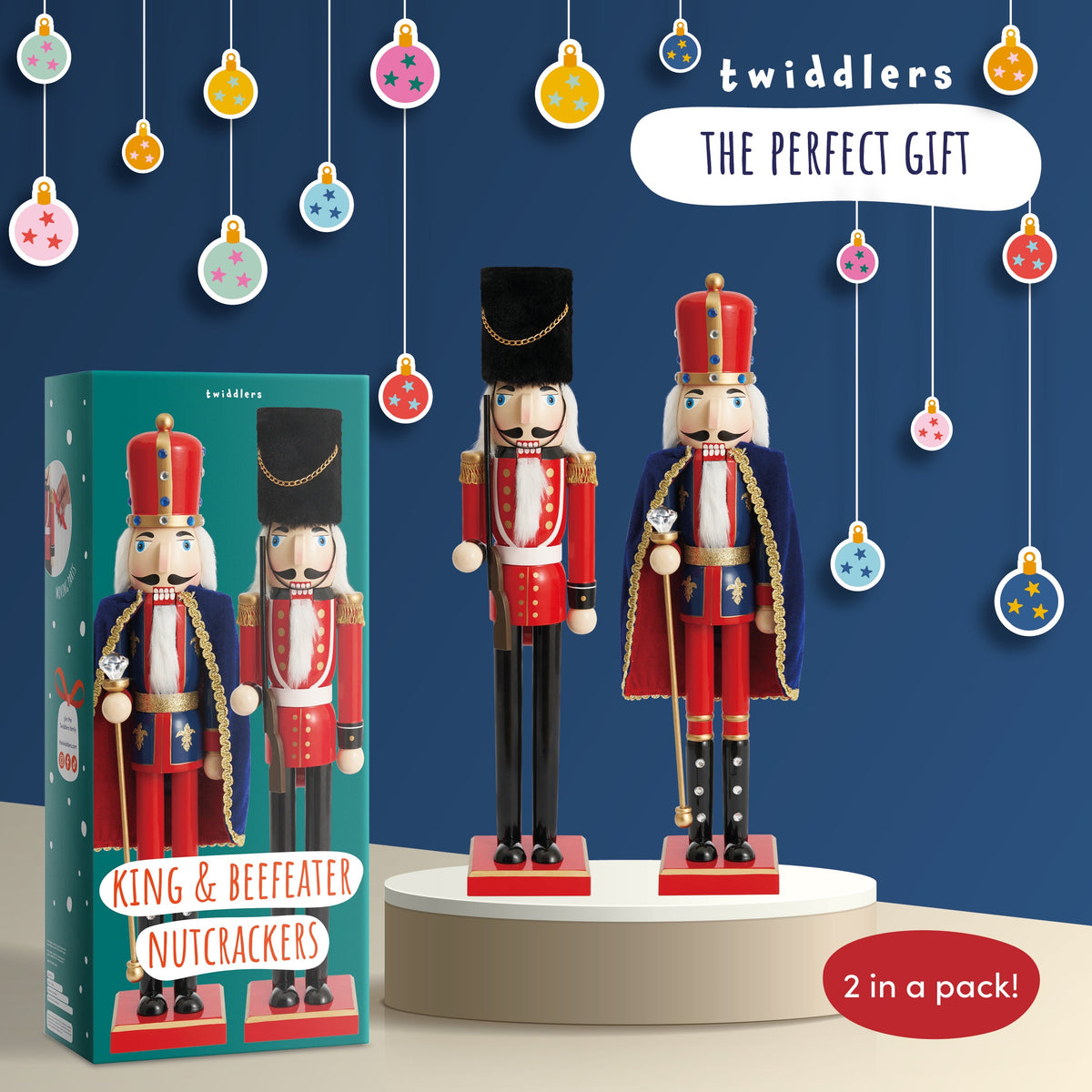 Traditional Christmas Wooden Nutcracker Soldiers (50cm) – Large