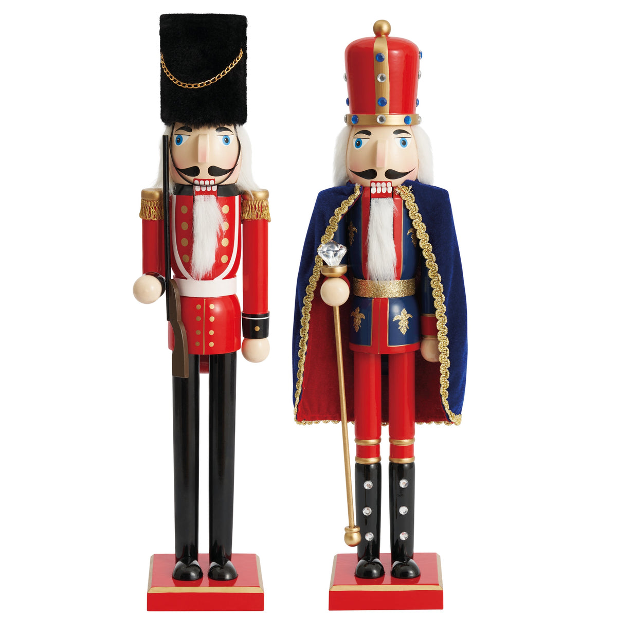 Traditional Christmas Wooden Nutcracker Soldiers (50cm) – Large