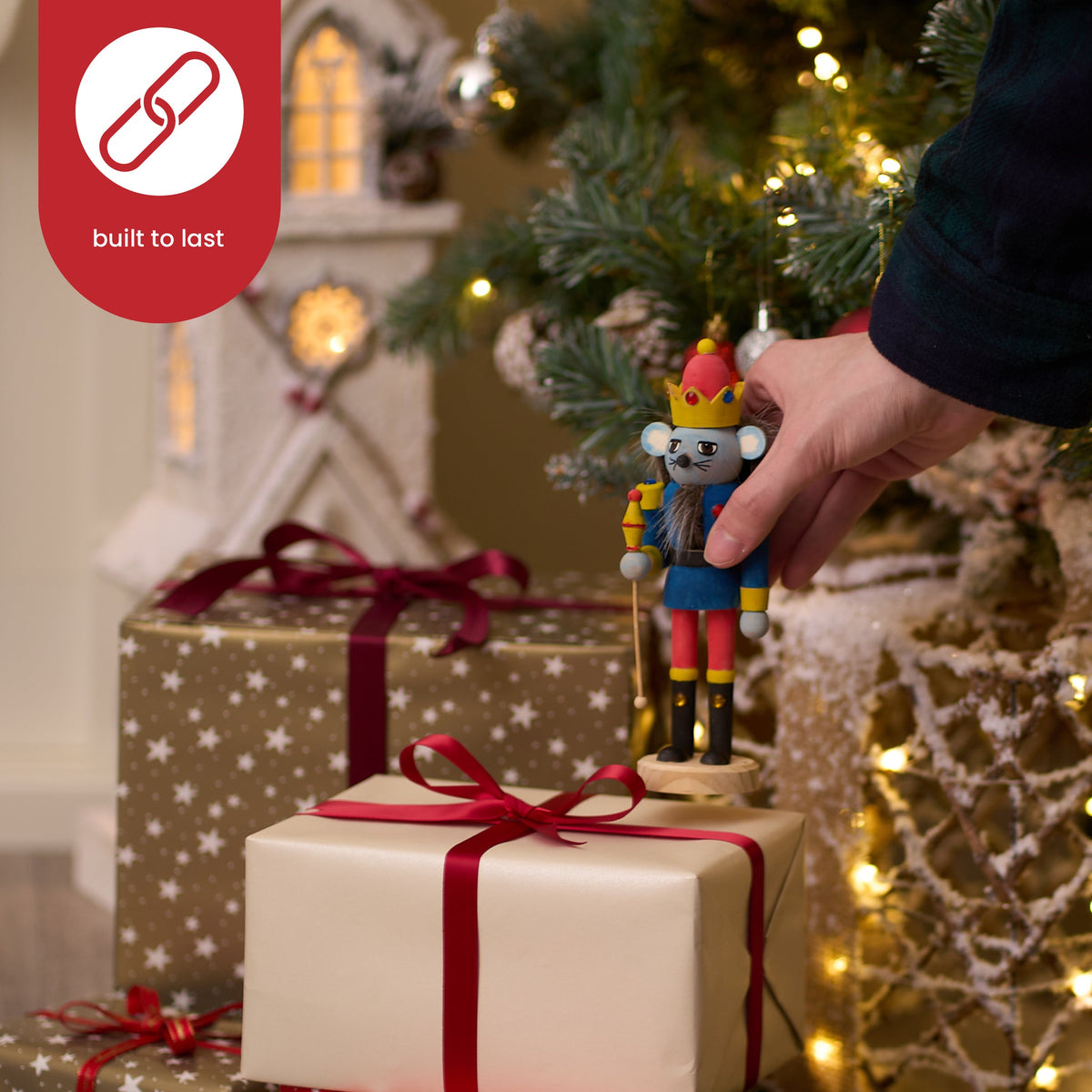 Paint Your Own Mouse King Wooden Nutcracker Soldier DIY Kit Set