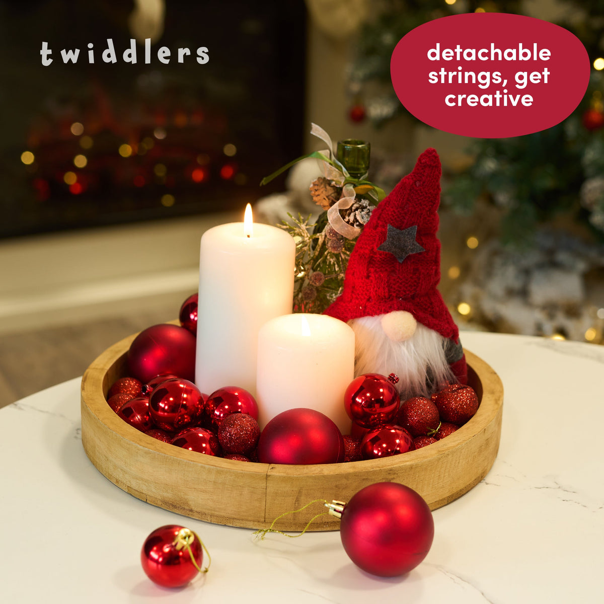 Christmas Tree Bauble Decorations – Assorted