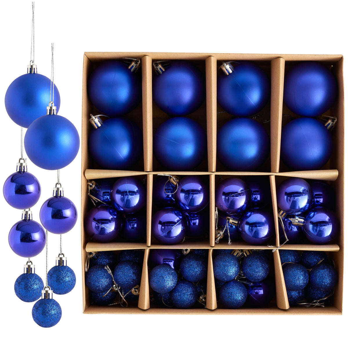 Christmas Tree Bauble Decorations – Assorted