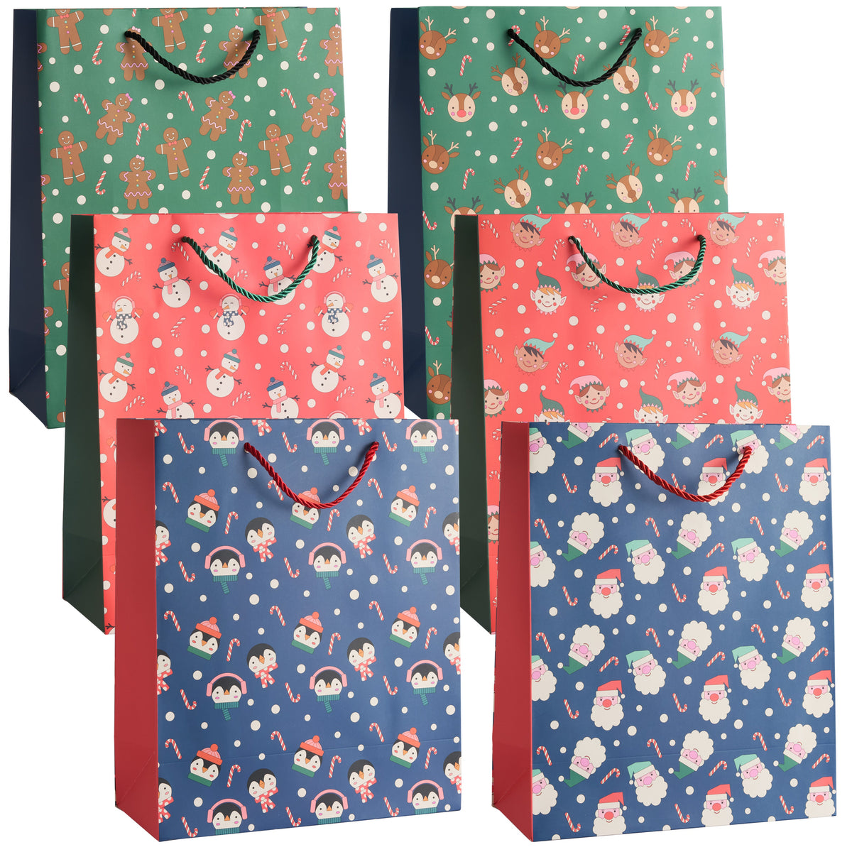 Christmas Characters Gift Bags – Assorted