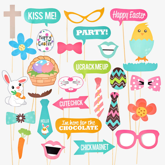 Easter Photo Booth Props Collection