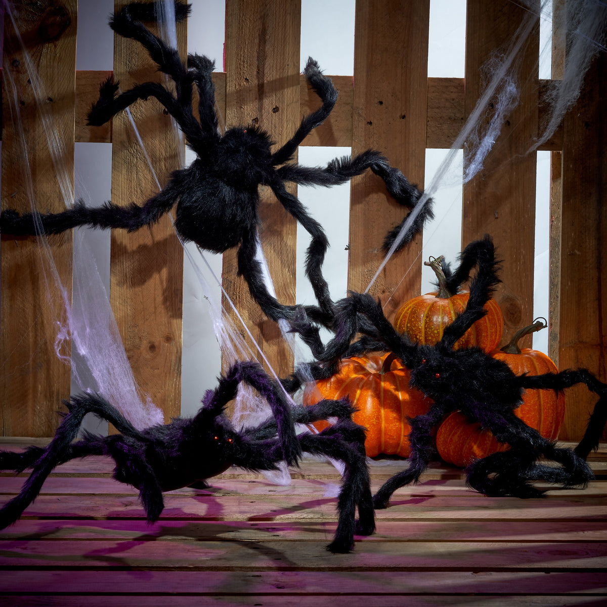 Giant Spider Halloween Decorations Set