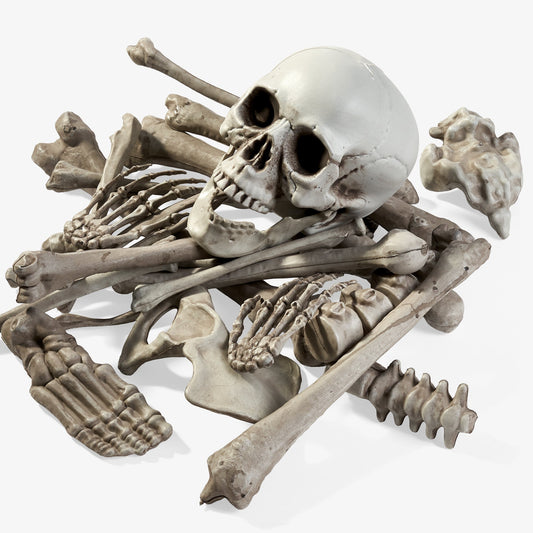 Skeleton Bones Halloween Decorations Set