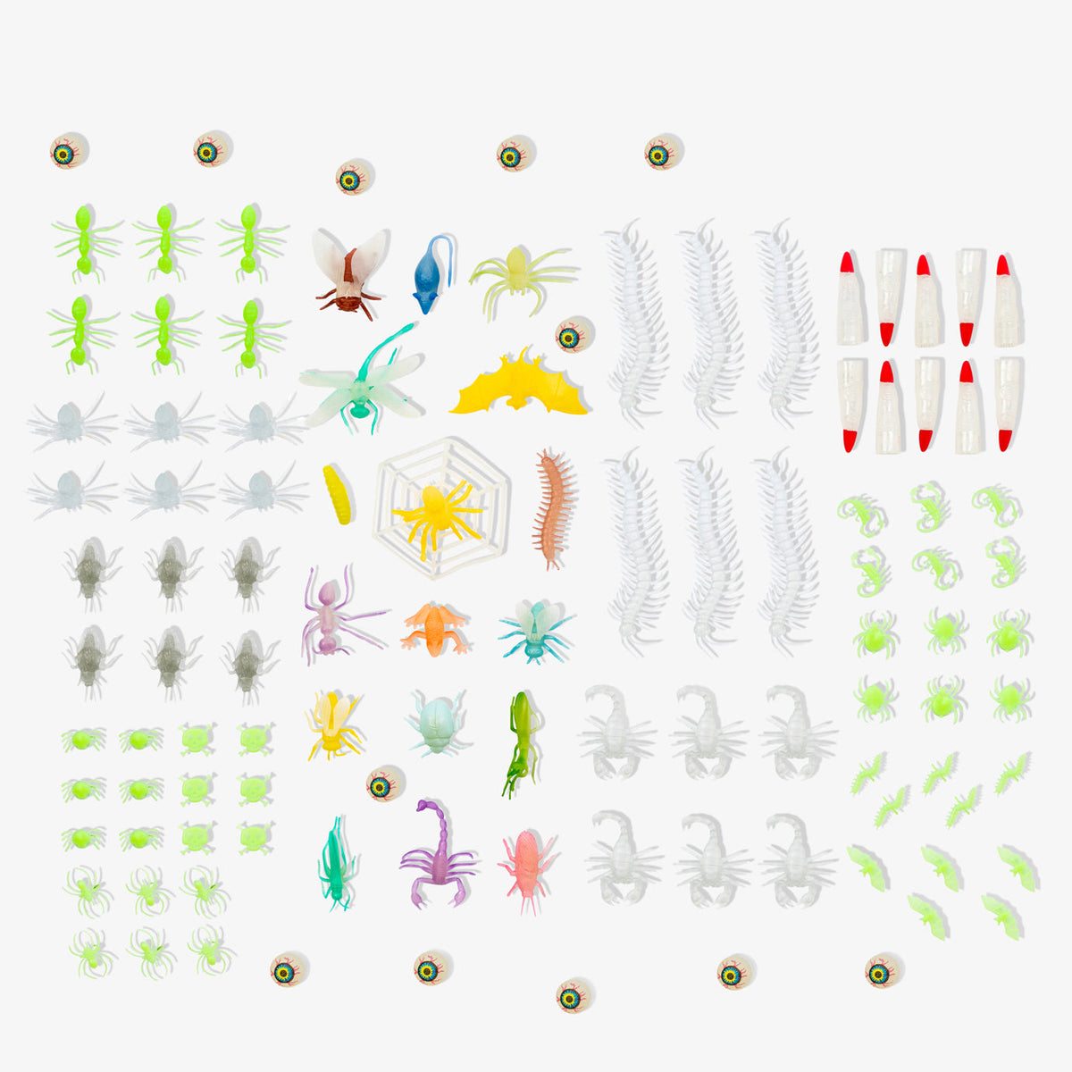 Glow in the Dark Halloween Party Bag Fillers Collection