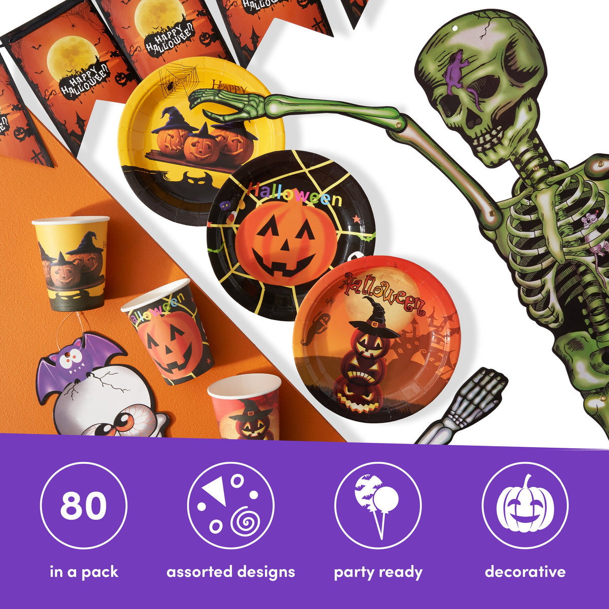 Halloween Party Decorations Pack Set