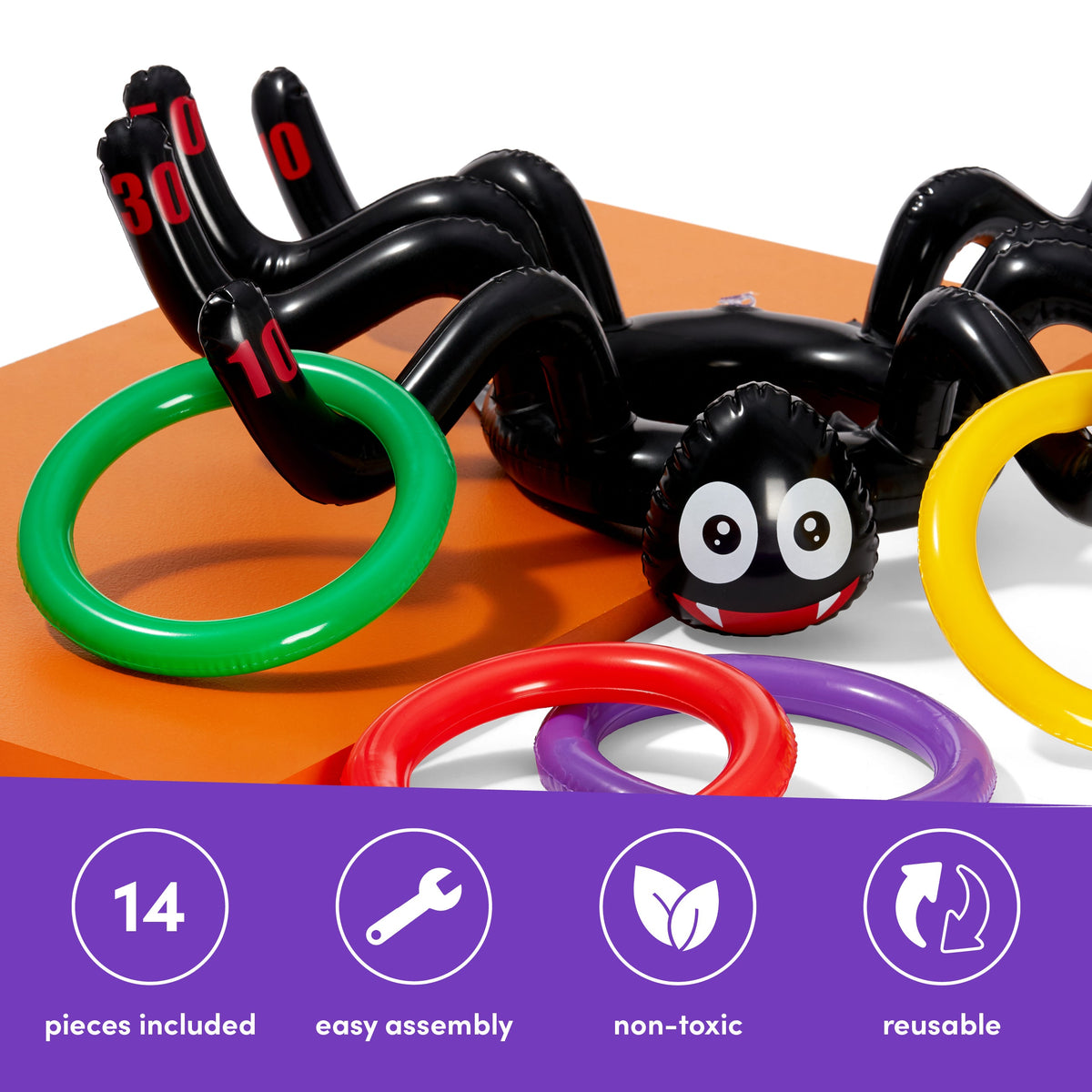 2-in-1 Halloween Ring Toss Game Collection