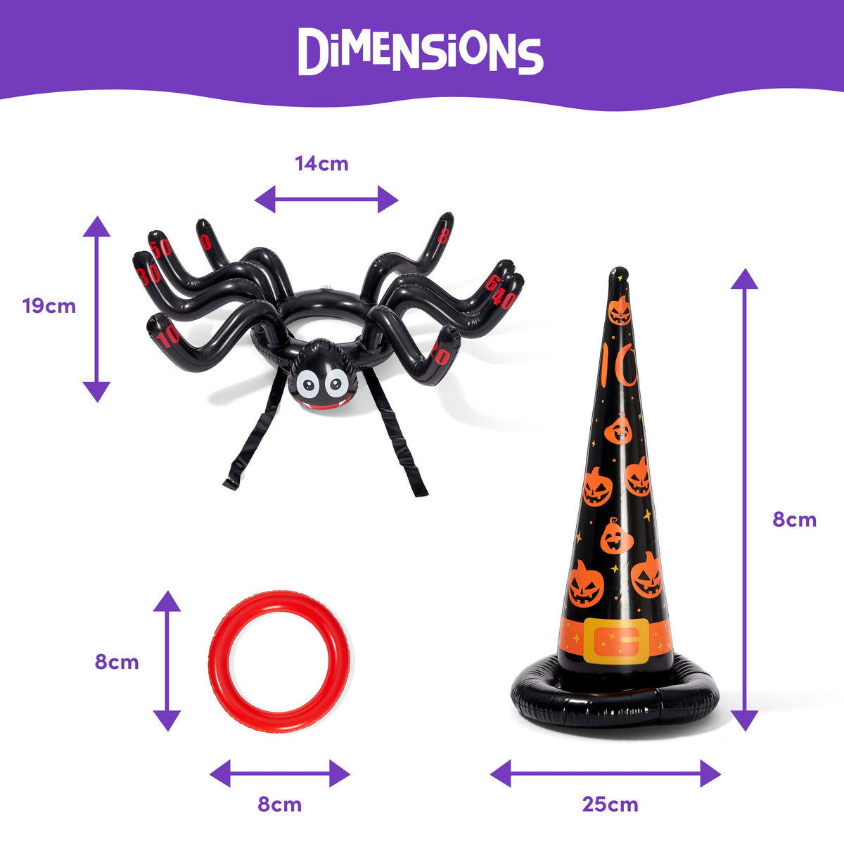 2-in-1 Halloween Ring Toss Game Collection