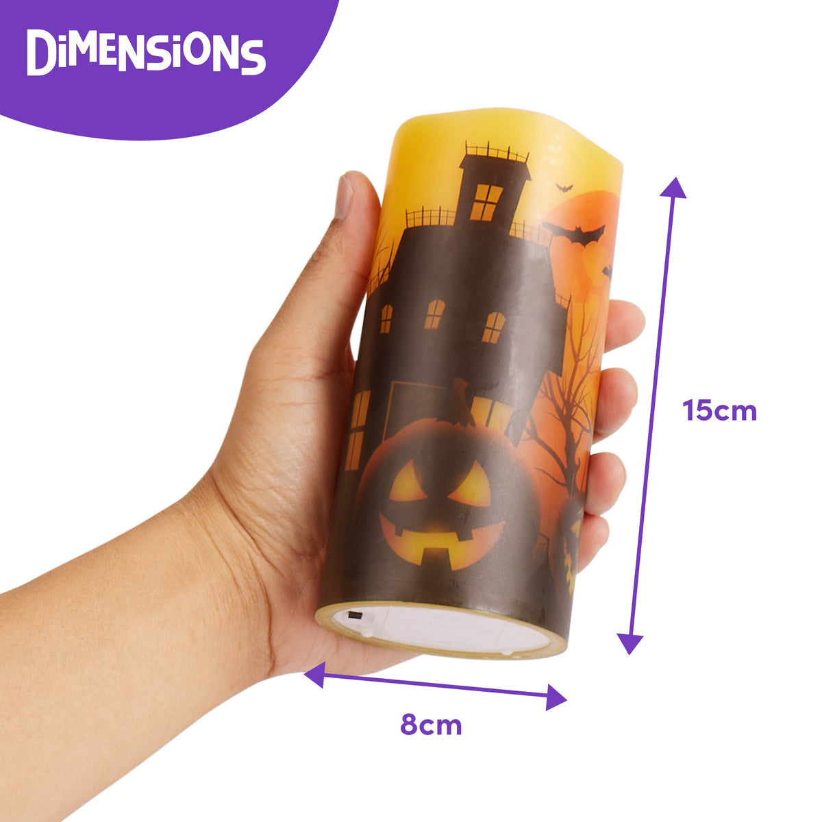 LED Flameless Wax Halloween Candles Collection