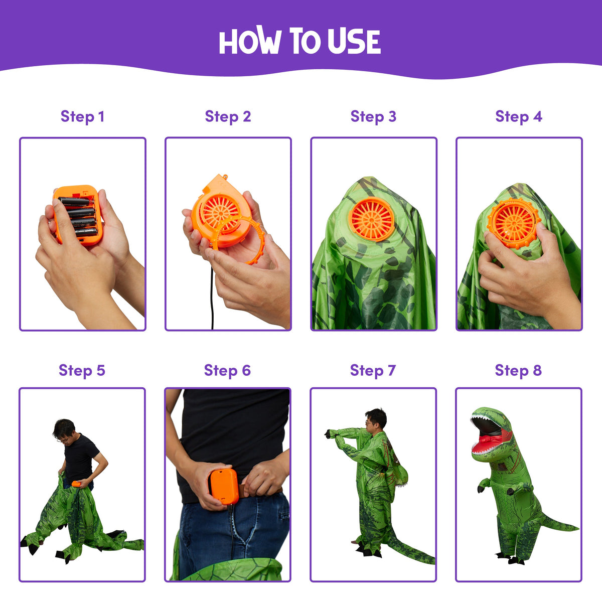 Inflatable T-Rex Costume Collection