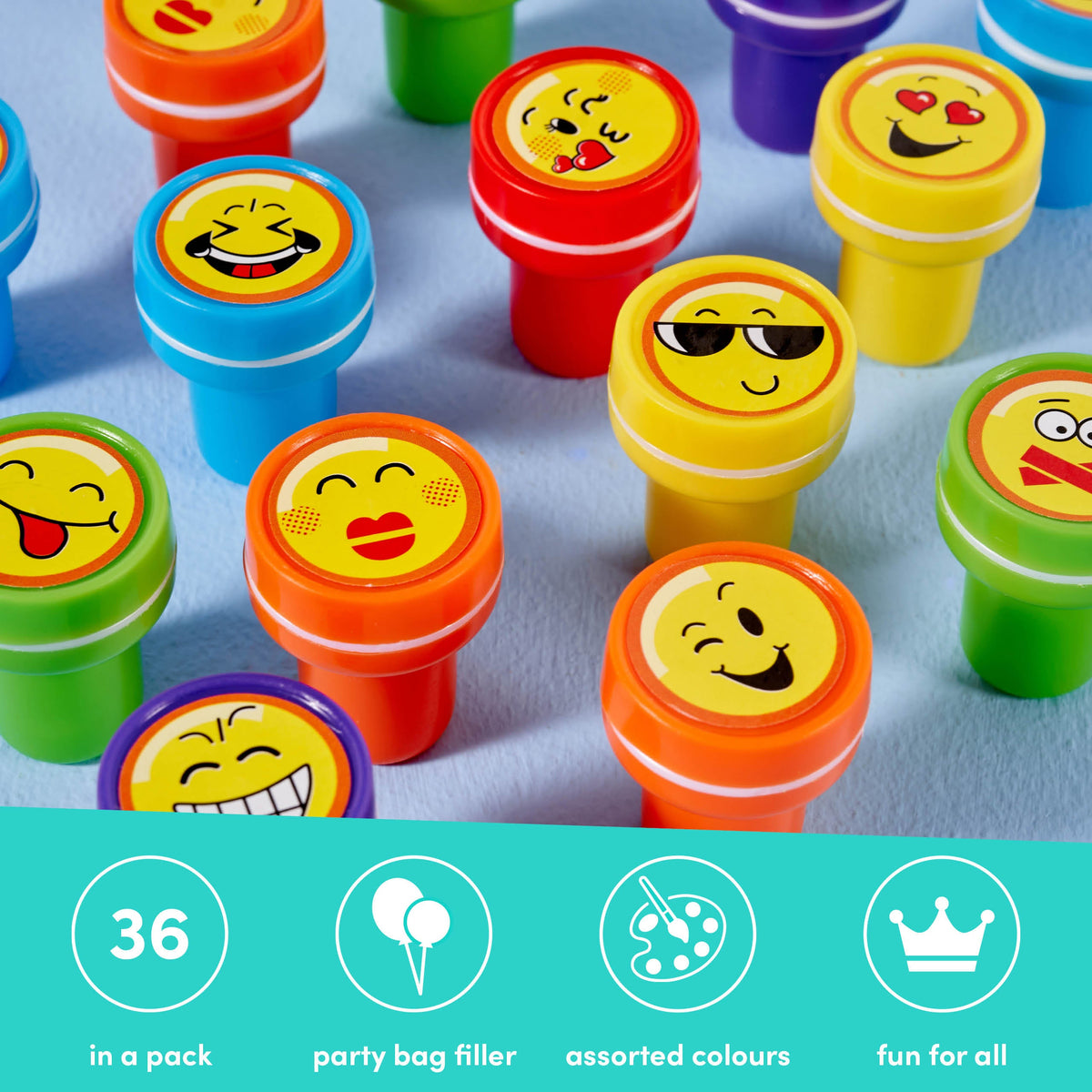 Self-Inking Emoji Stamps Collection