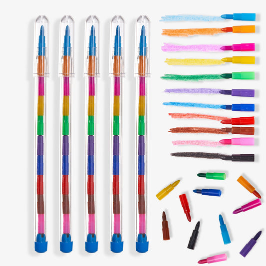 Swappable Tip Colouring Crayons Set
