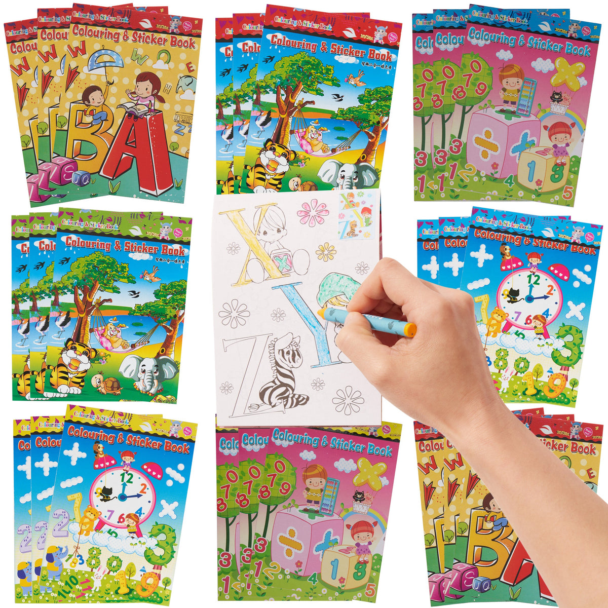 Colouring & Sticker Books – Mini