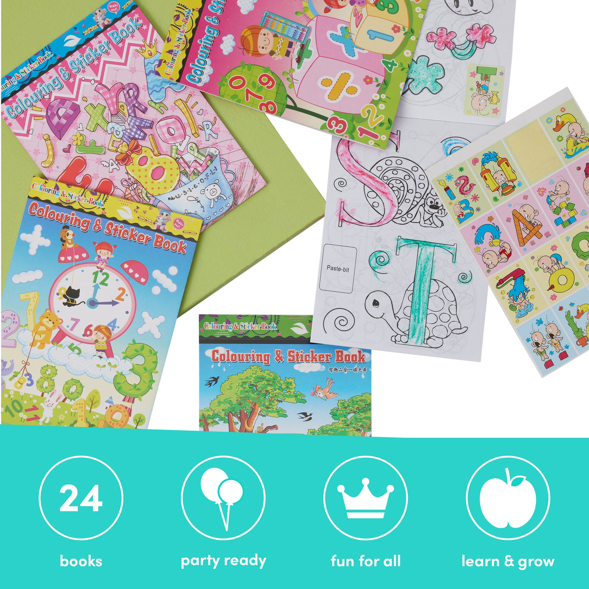Colouring & Sticker Books – Mini