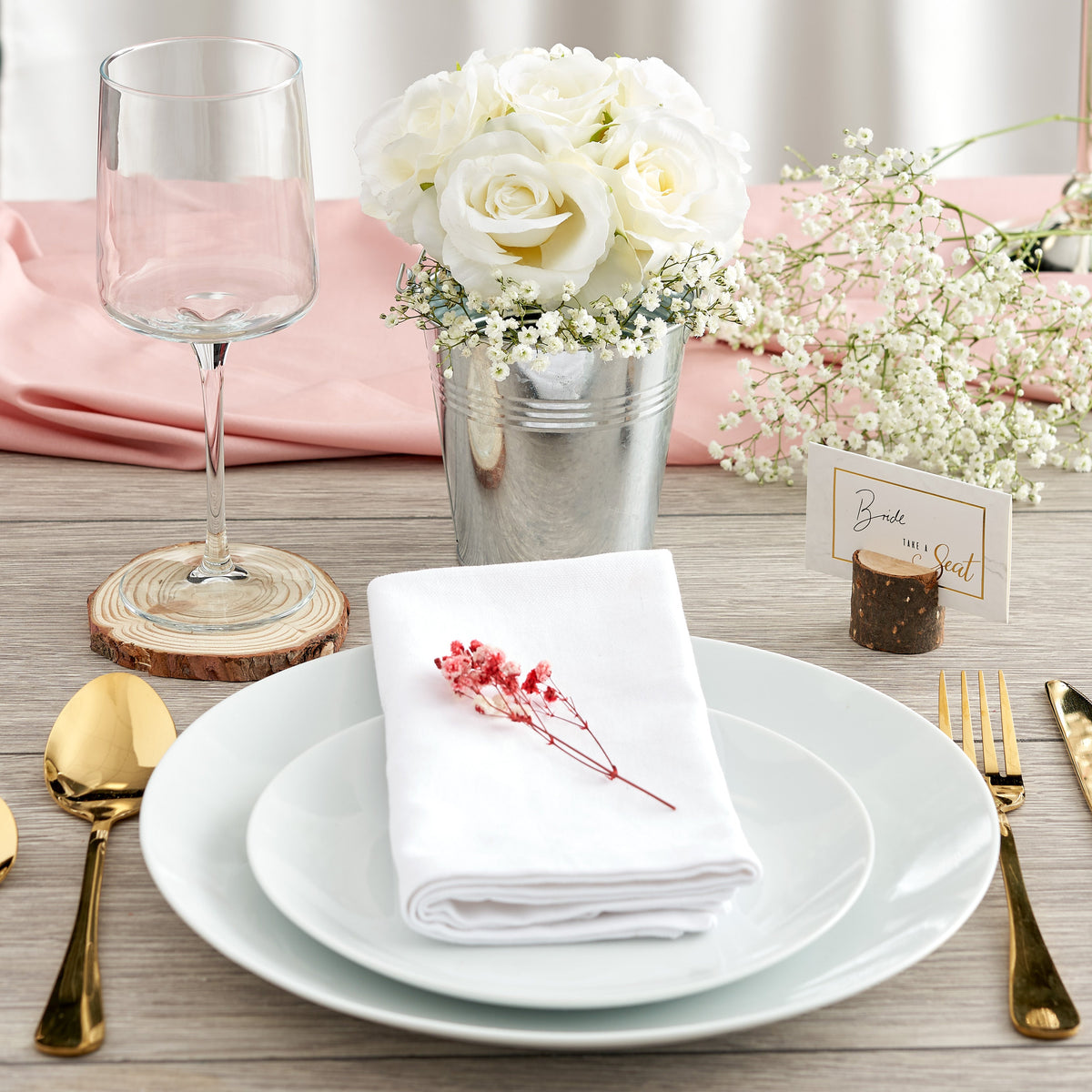 Metal Bucket Table Decorations – Mini