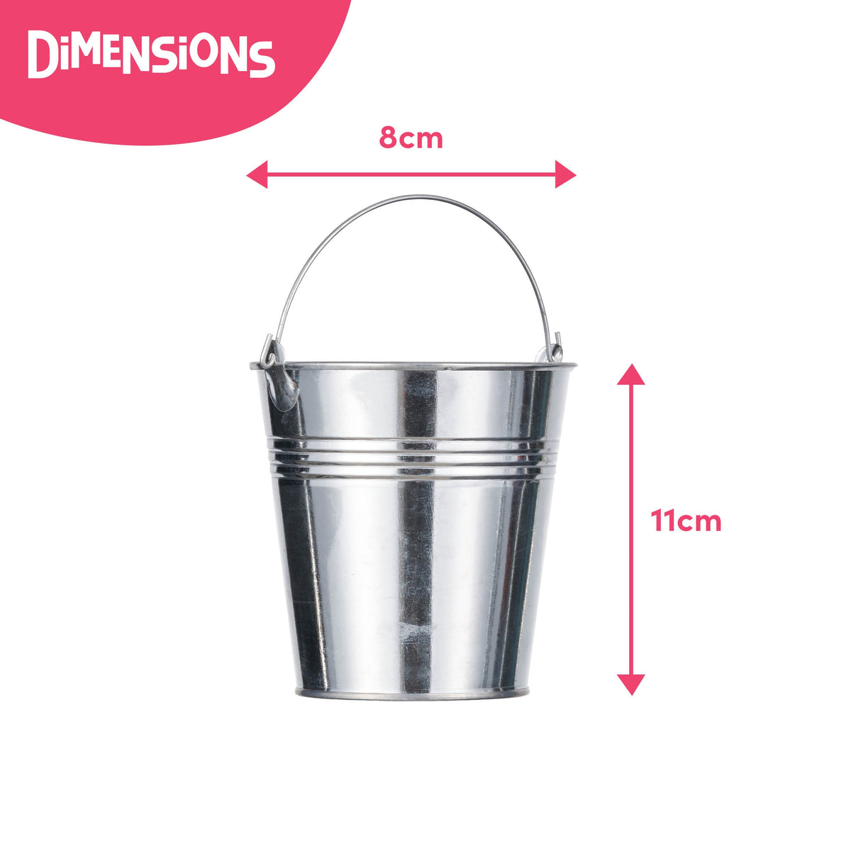 Metal Bucket Table Decorations – Mini