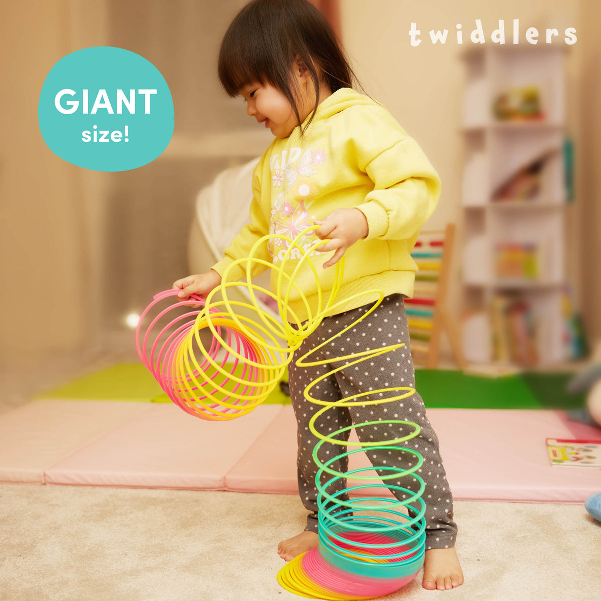 Giant Rainbow Spring Toy Collection