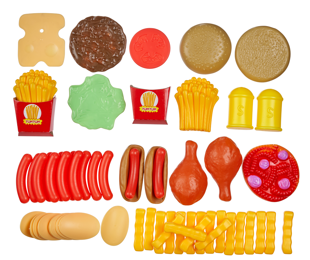 Pretend Play Kitchen Food Toys Set