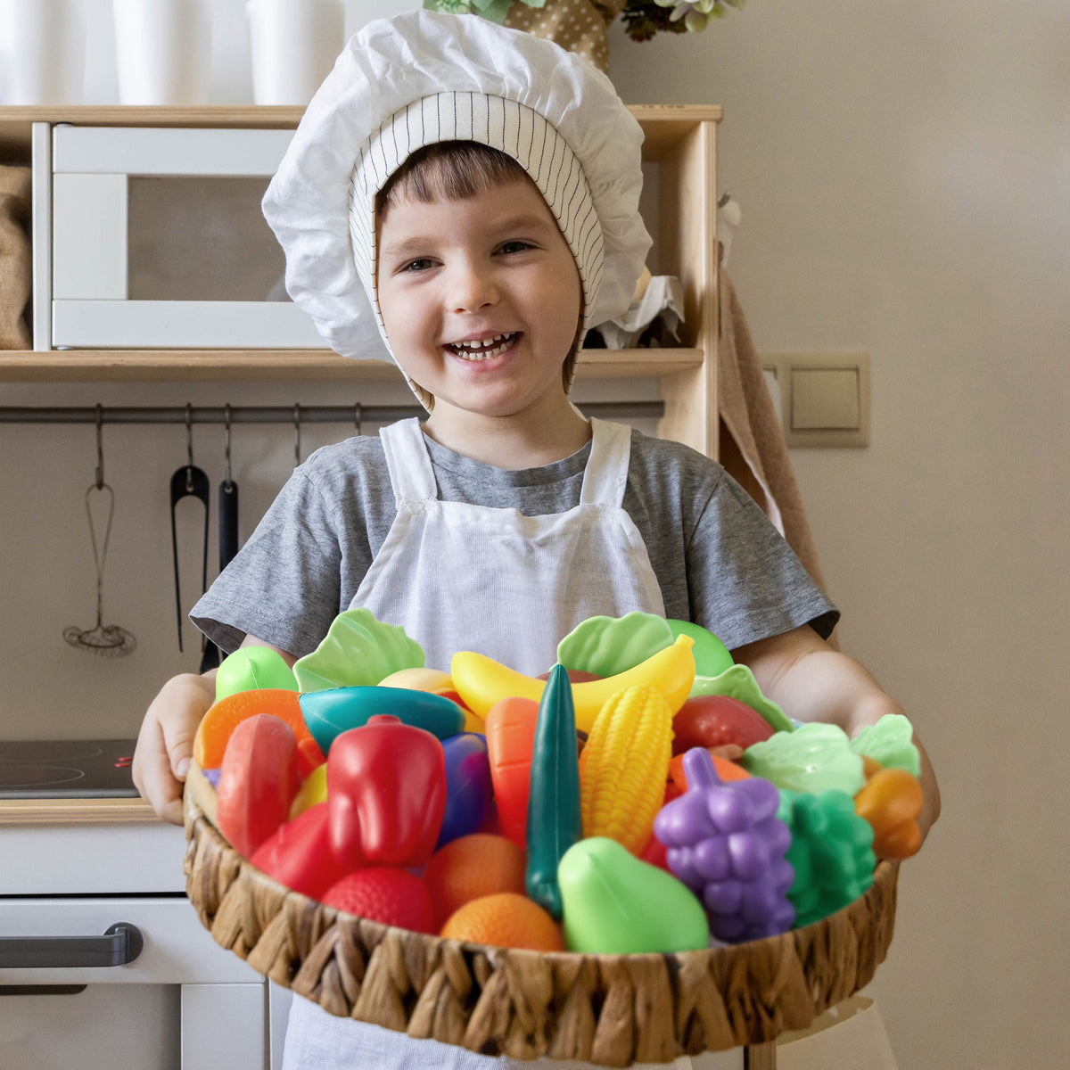 Pretend Play Kitchen Food Toys Set