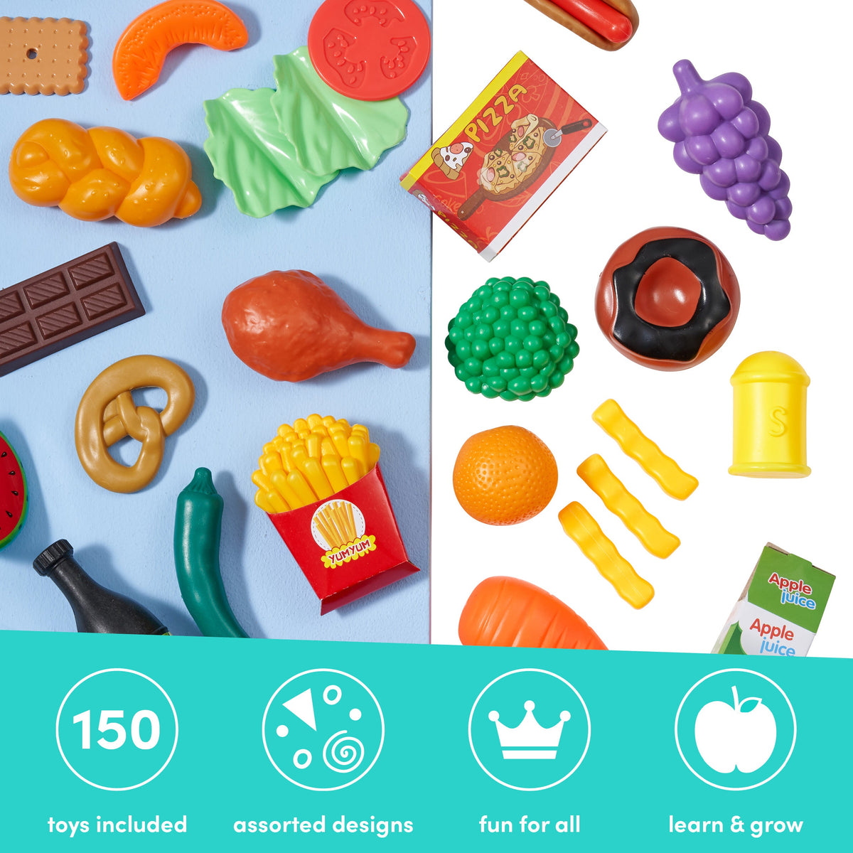 Pretend Play Kitchen Food Toys Set