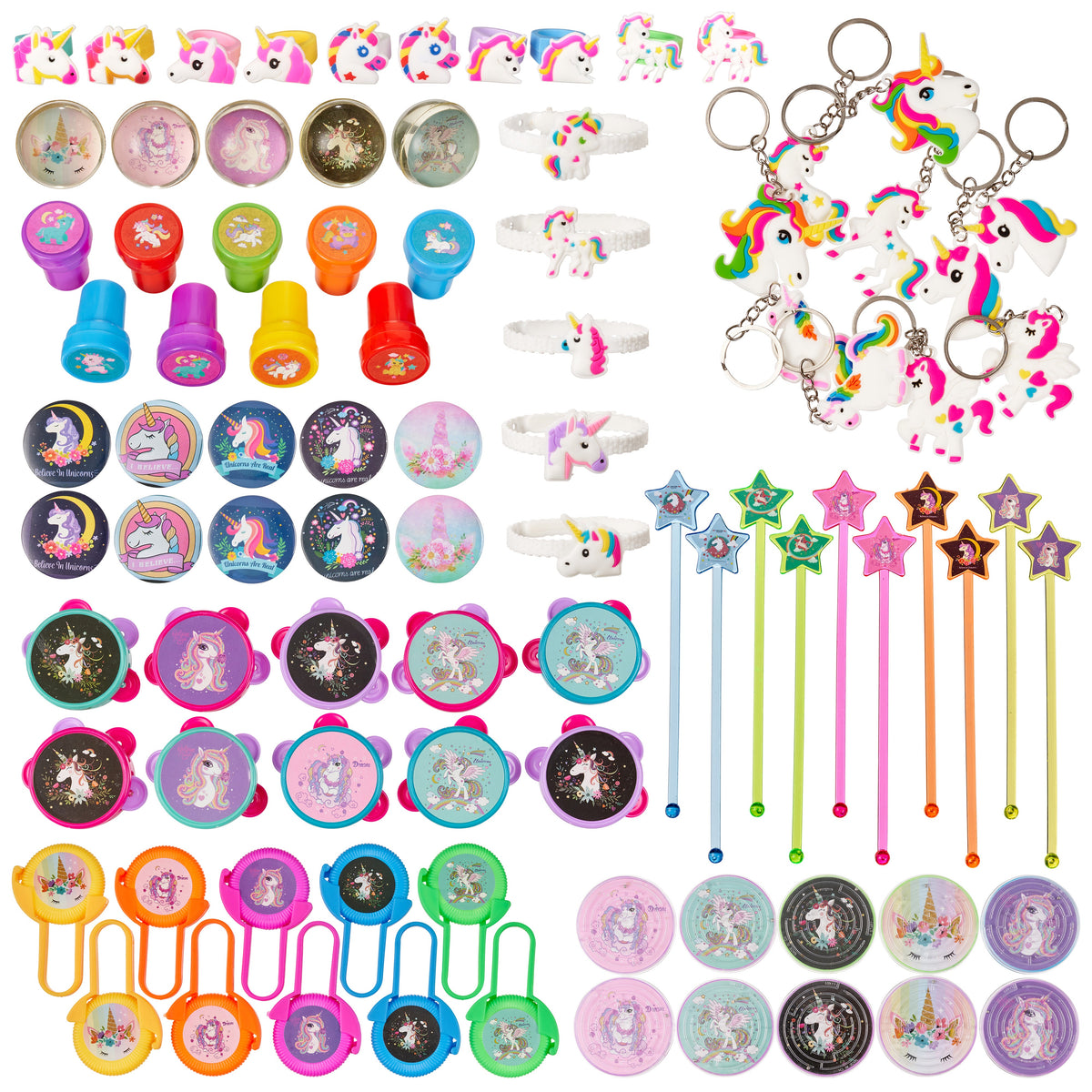 Unicorn Themed Party Bag Fillers Collection