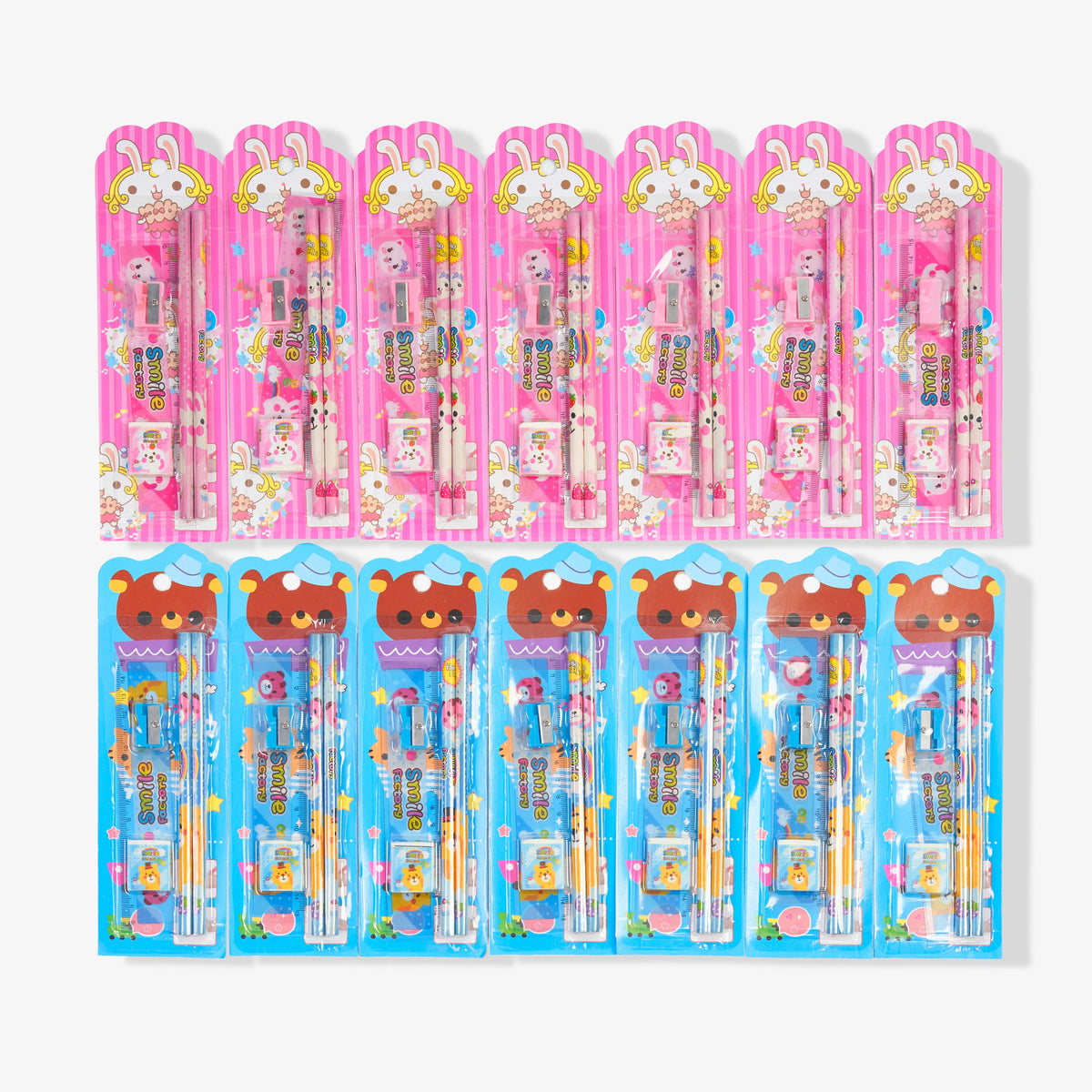 40 Stationery Sets (20 Pink & 20 Blue) Collection