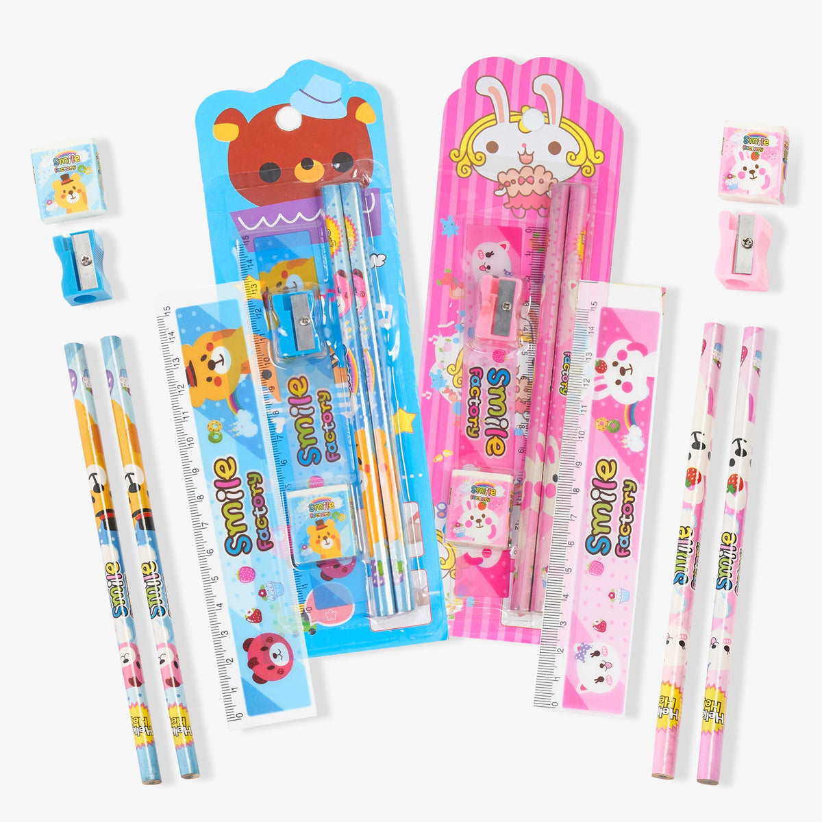 40 Stationery Sets (20 Pink & 20 Blue) Collection