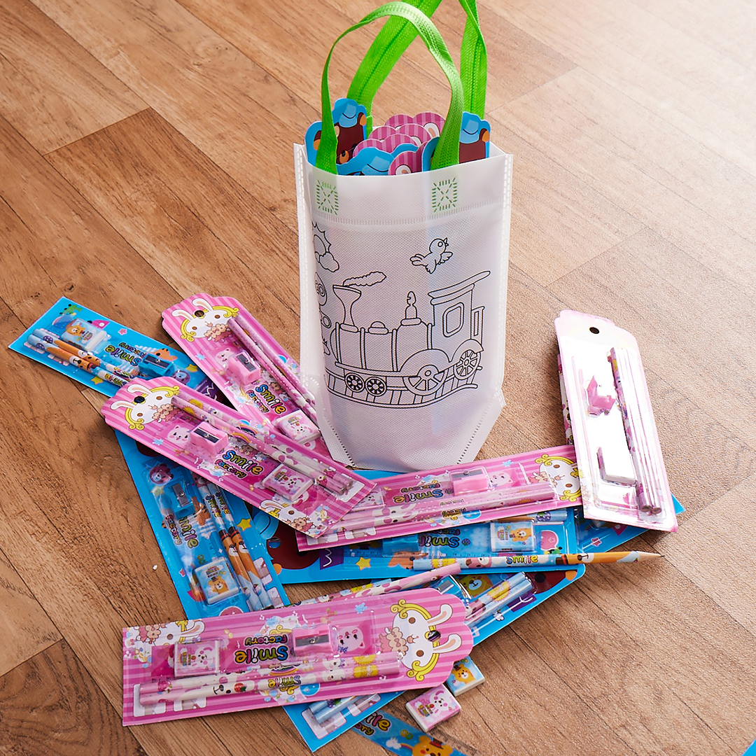 40 Stationery Sets (20 Pink & 20 Blue) Collection