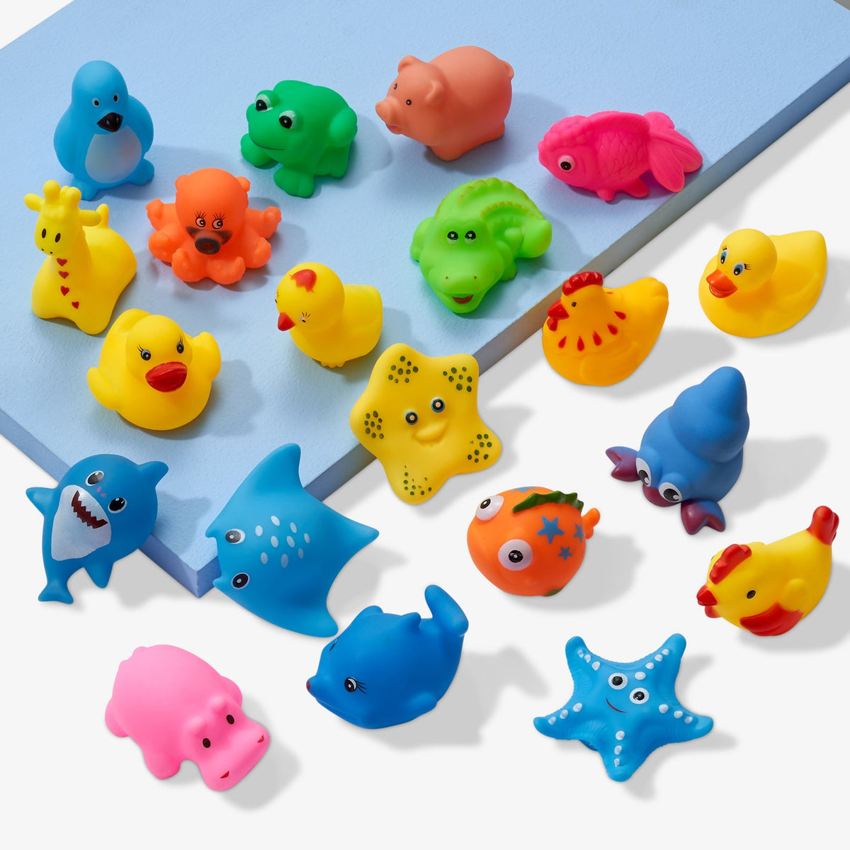 Floating Animal Bath Toys Set