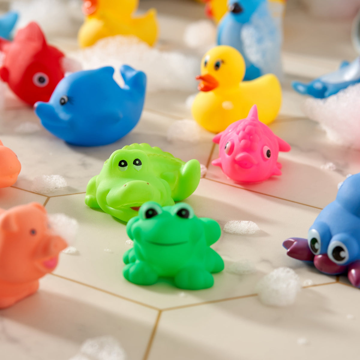 Floating Animal Bath Toys Set