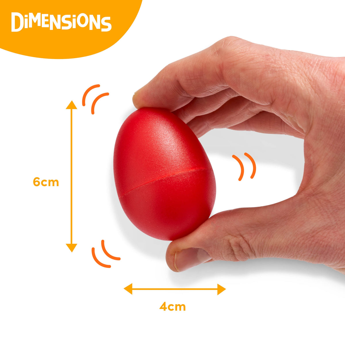 Plastic Musical Egg Shakers Collection