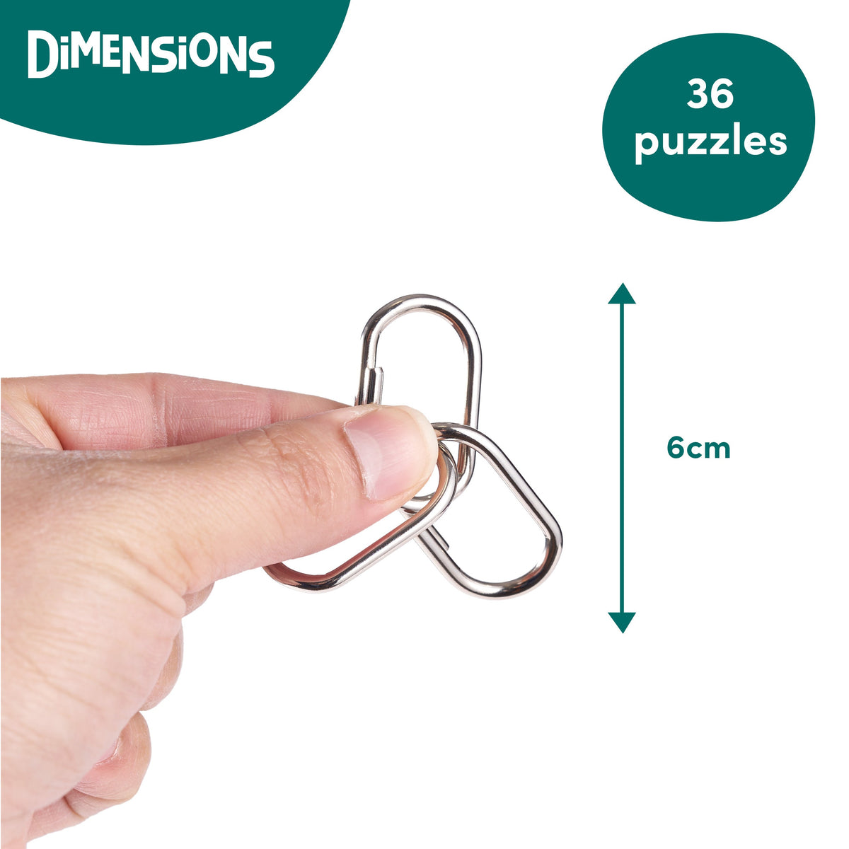 Metal Brain Teaser Puzzles Set