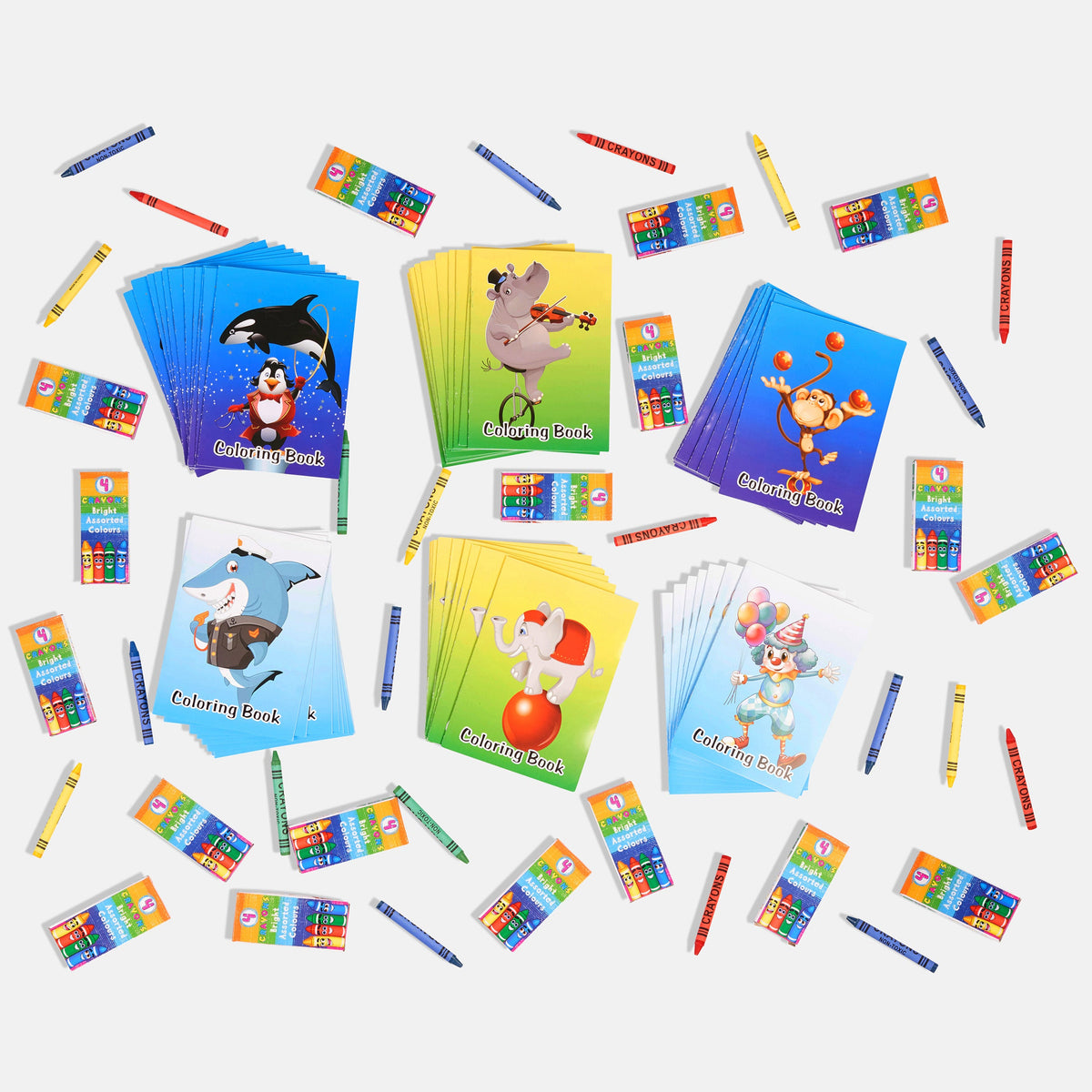Colouring Books & Crayons Sets – Mini