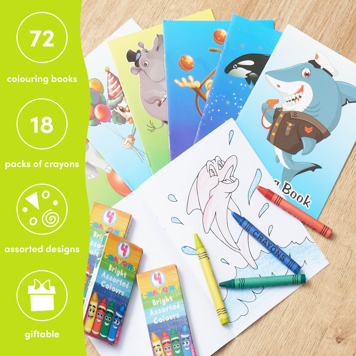 Colouring Books & Crayons Sets – Mini