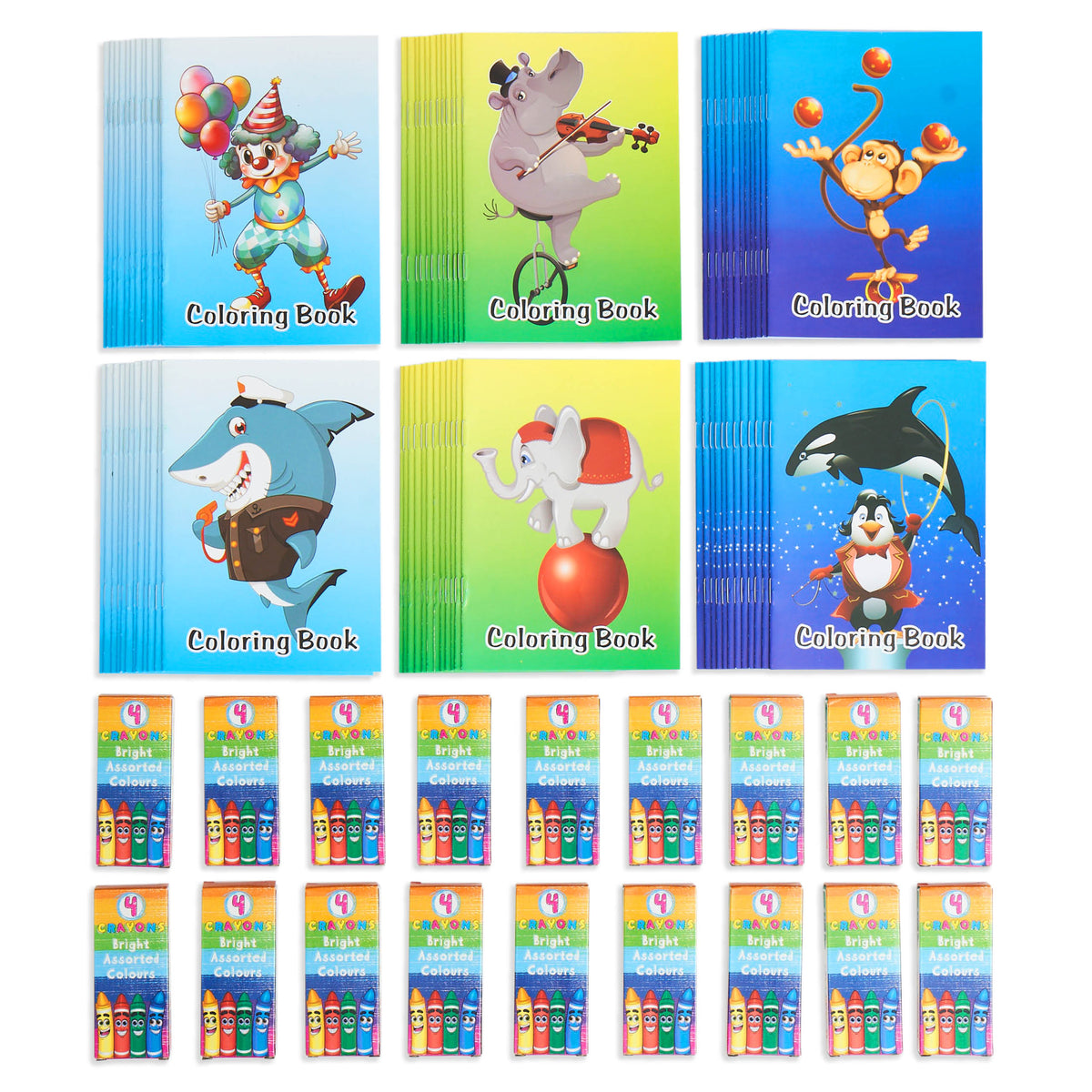 Colouring Books & Crayons Sets – Mini