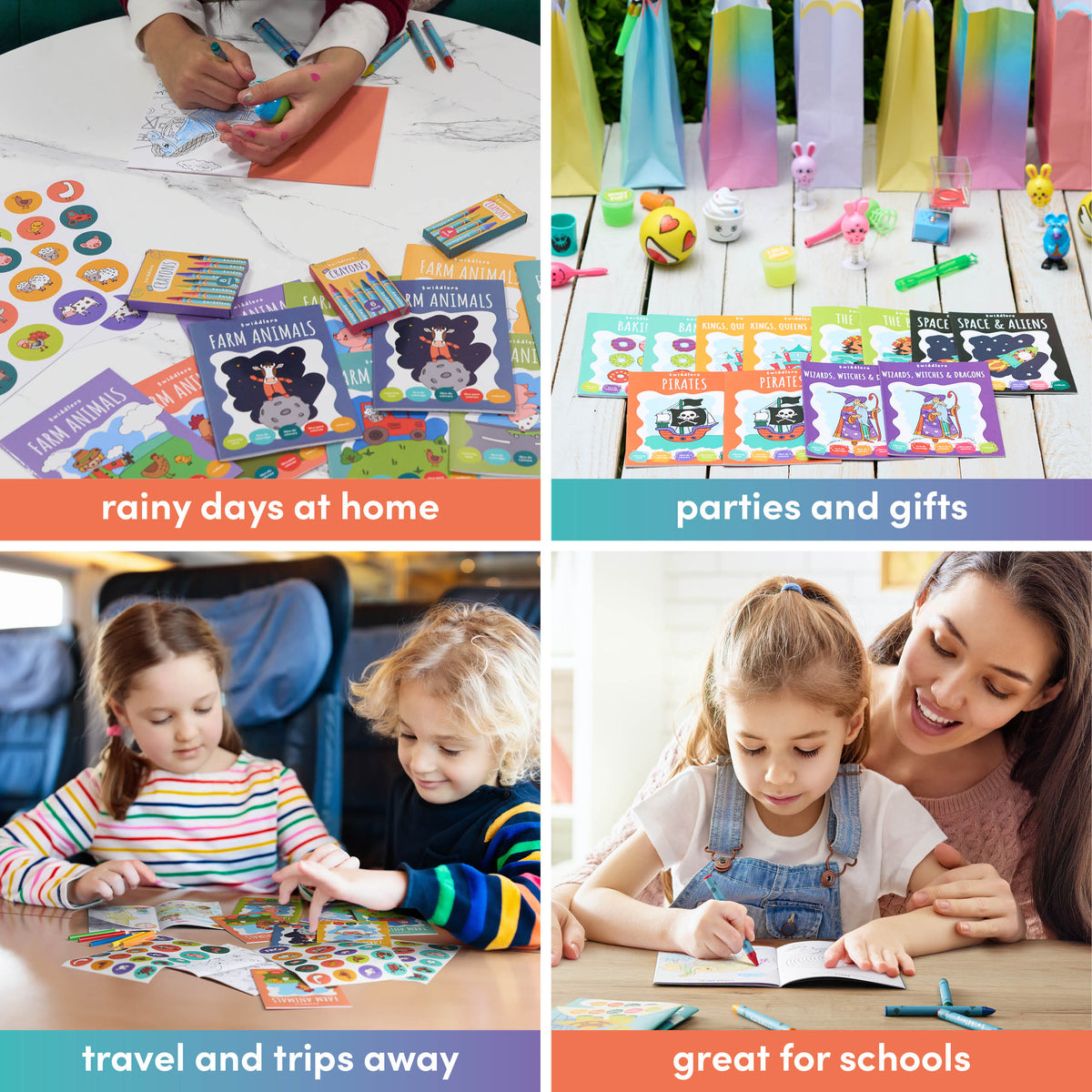 Assorted Colouring Activity Books – Mini