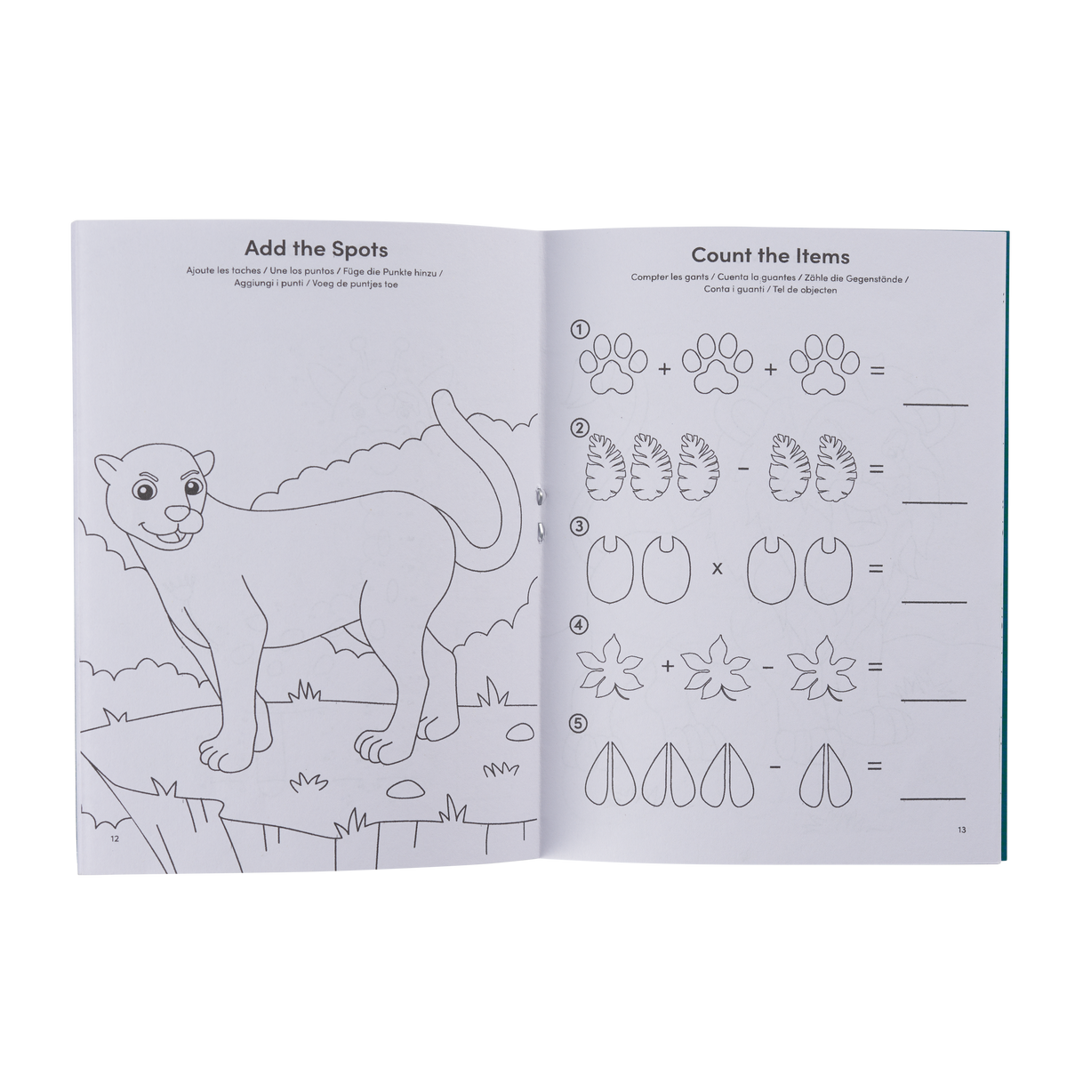 Wildlife & Dinosaurs Activity Colouring Books Set